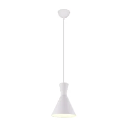 Lámpara de techo colgante Enzo Blanco 1XE27 20cm Ø