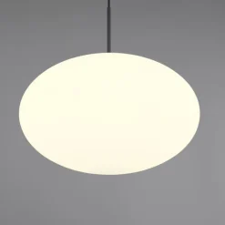 Lámpara de techo colgante Fomento Negro 1XE27 40CMØ
