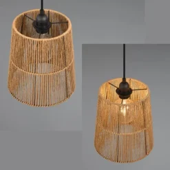 Lámpara de techo colgante Holm 1XE27 24cm Ø