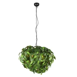 Lámpara de techo colgante Leavy Verde 4XE14 70cm Ø