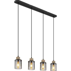 Lámpara de techo colgante Lineal 4L Reid 3XE27
