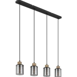 Lámpara de techo colgante Lineal 4L Reid 3XE27