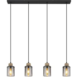 Lámpara de techo colgante Lineal 4L Reid 3XE27