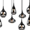 Lámpara de techo colgante Lumina 8L 8XE14 121CM Ancho