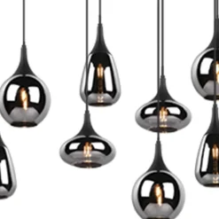 Lámpara de techo colgante Lumina 8L 8XE14 121CM Ancho