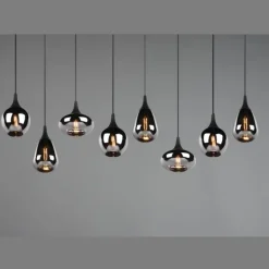 Lámpara de techo colgante Lumina 8L 8XE14 121CM Ancho