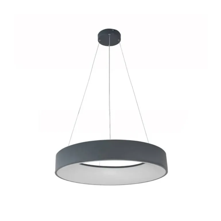 Lámpara de techo colgante Lyn LED integrado 40w 3CCT acabado antracita estilo moderno incluye mando a distancia 55cm Ø