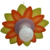 Lámpara de techo colgante Margarita 1xE27 acabado madera multicolor estilo infantil 44cm Ø