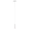 Lámpara de techo colgante Marley 1luz 1xGU10 acabado metal blanco estilo moderno 12cm Ø
