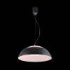 Lámpara de techo colgante Mirta LED integrado 60w tonalidad 3000k acabado aluminio negro estilo moderno 65cm Ø