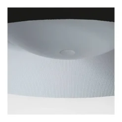 Lámpara de techo colgante Mirta LED integrado 60w tonalidad 3000k acabado aluminio negro estilo moderno 65cm Ø