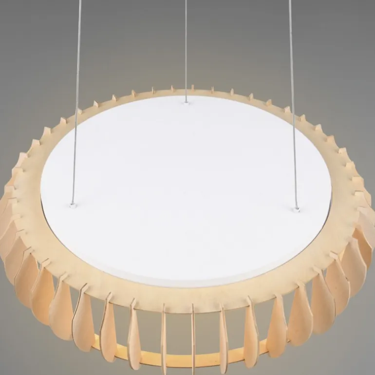 Lámpara de techo colgante Monte Natural LED 40W 3CCT 60cm Ø