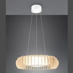 Lámpara de techo colgante Monte Natural LED 40W 3CCT 60cm Ø