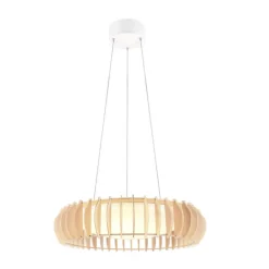 Lámpara de techo colgante Monte Natural LED 40W 3CCT 60cm Ø