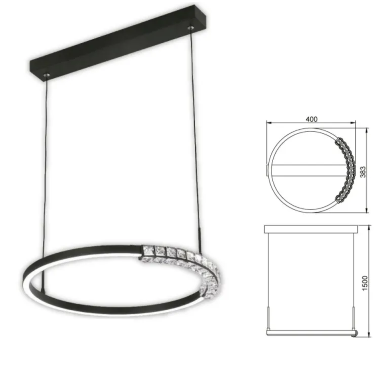 Lámpara de techo colgante Most 1 LED 24w 4000k 40CM Ø
