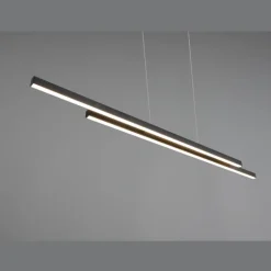 Lámpara de techo colgante Odio Negro LED 22w 3000k 2500LM
