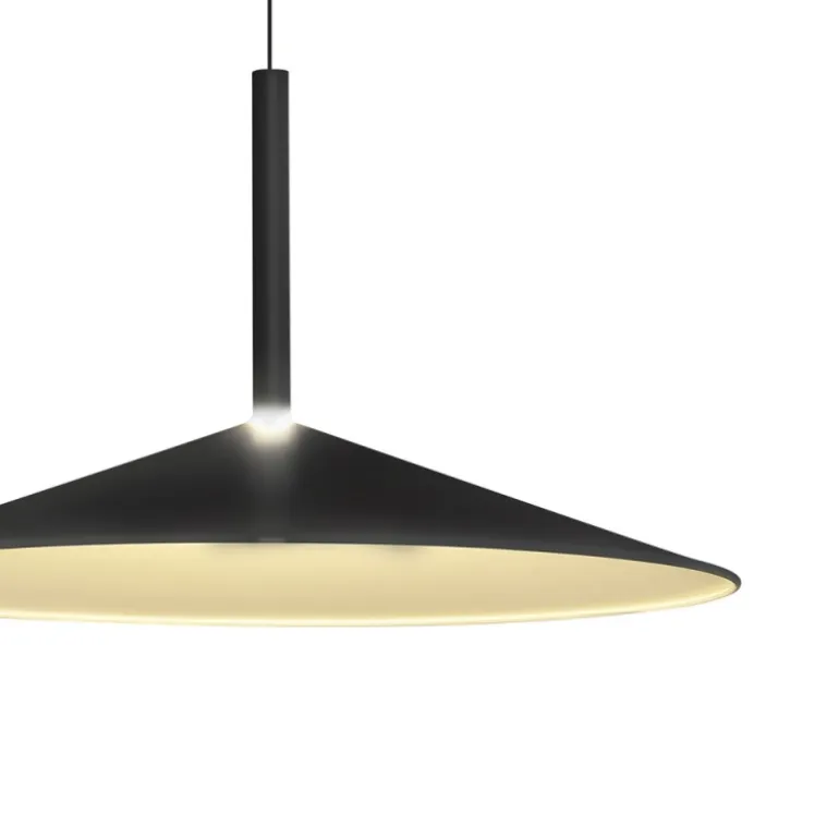 Lámpara de techo colgante Opava Negro LED 18w 3000k 47.5CM Ø