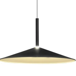 Lámpara de techo colgante Opava Negro LED 18w 3000k 47.5CM Ø