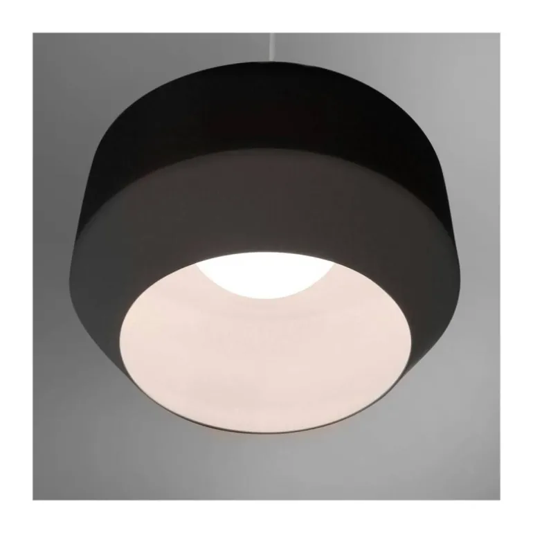 Lámpara de techo colgante Orso 25 1xE27 acabado negro estilo moderno 25cm Ø