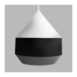 Lámpara de techo colgante Orso 25 1xE27 acabado negro estilo moderno 25cm Ø