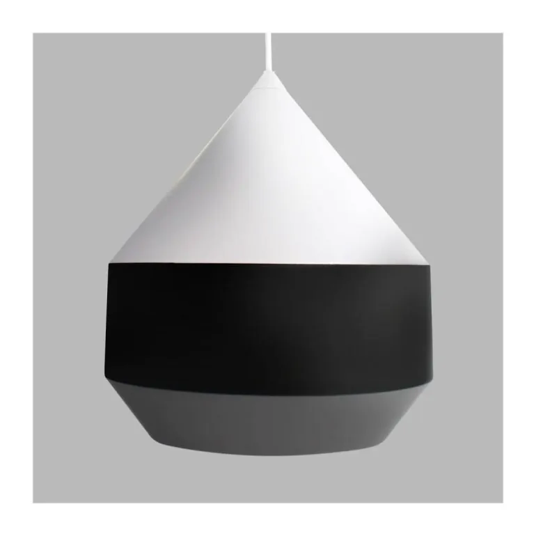Lámpara de techo colgante Orso 25 1xE27 acabado negro estilo moderno 25cm Ø