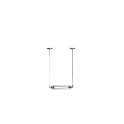 Lámpara de techo colgante Retro 2xE27 acabado metal oro envejecido estilo industrial