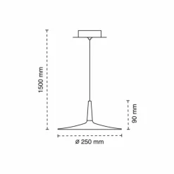 Lámpara de techo colgante Ter LED integrado 7w tonalidad 3000k acabado madera natural estilo nórdico 25cm Ø