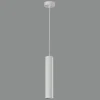 Lámpara de techo colgante Zoom 1 luz 1xGU10 acabado metal blanco estilo moderno 5.6cm Ø