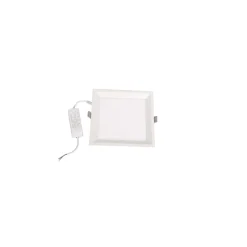 Panel empotrable cuadrado 22W, luz blanca