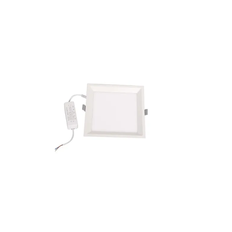 Panel empotrable led cuadrado 16W, luz blanca