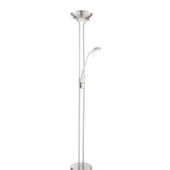 PIE DE SALON LAMPA NIQUEL LED