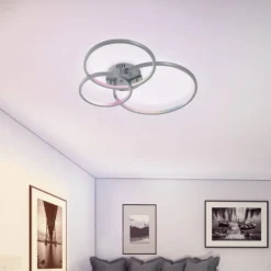 Plafón Aarón RGB+APP Níquel