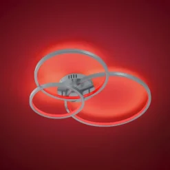 Plafón Aarón RGB+APP Níquel