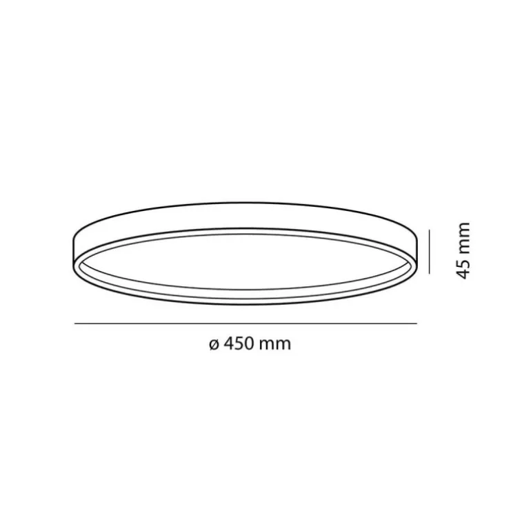 Plafón Aster Blanco 30w