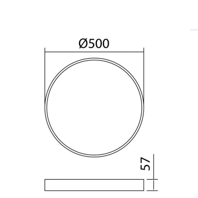Plafón Celio Blanco 60w 3000k