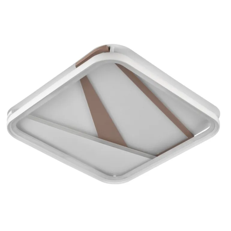 Plafón de techo Arava Cuadrado LED 98W 3CCT 49.5X49.5CM