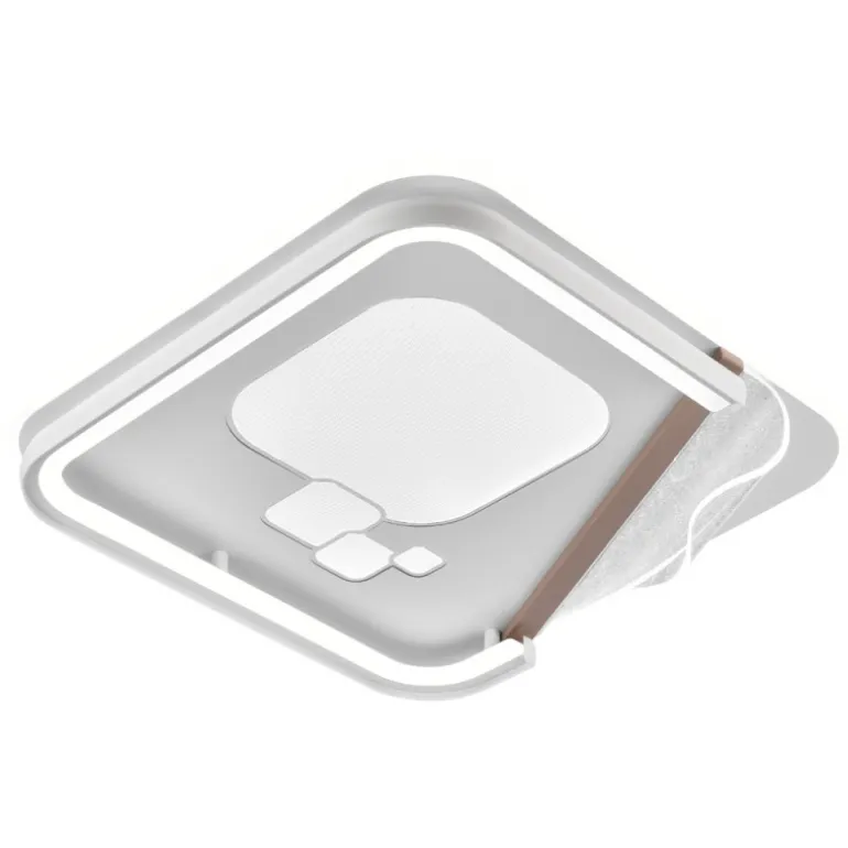 Plafón de techo Beech Cuadrado LED 95w 3CCT 50X50 CM