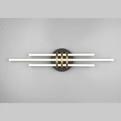 Plafón de techo Cinto Negro / Oro LED 20w 3000k 3 Intensidades