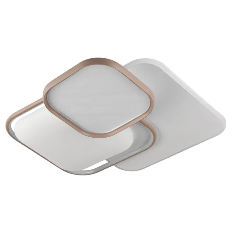 Plafón de techo Curtiss Cuadrado LED 105w 3CCT 53X53CM
