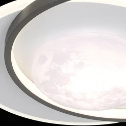 Plafón de techo Moon LED integrado 30W 4000K 2100lm acabado blanco estilo moderno