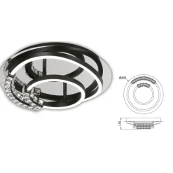Plafón de techo Most 2 LED 30w 4000k 40CM Ø