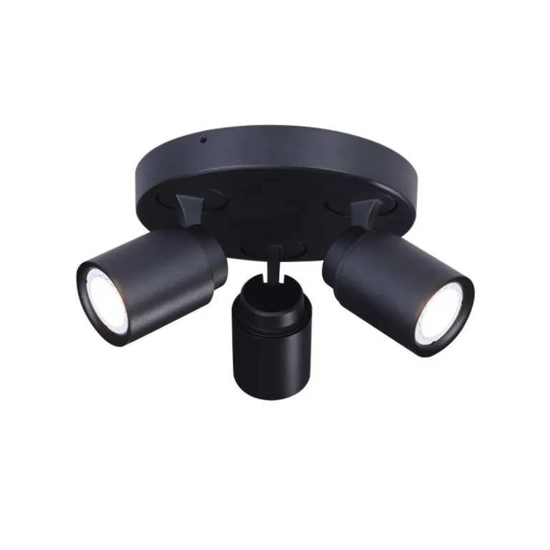 Plafón Hum 3L Negro