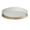 Plafón Hundido blanco-oro 50w