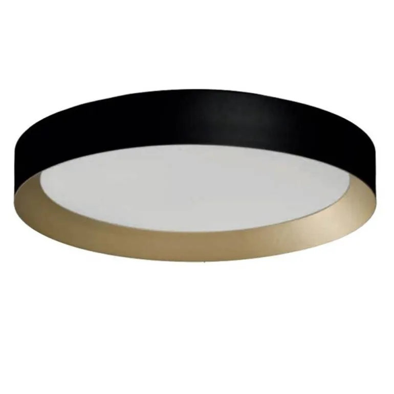 Plafón Hundido Negro/ Oro 50w 4000k