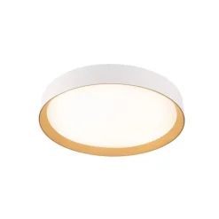 Plafón Lea Blanco / Madera 80cm