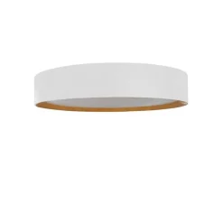 Plafón Lea Blanco / Madera 80cm
