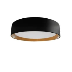 Plafón Lea Negro / Madera 60cm