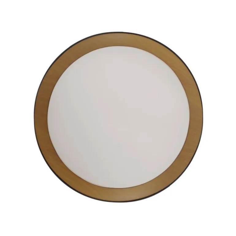 Plafón Lea Negro / Madera 60cm
