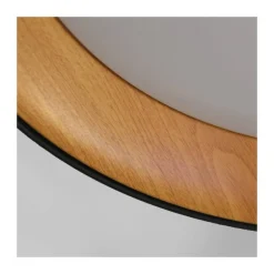 Plafón Lea Negro / Madera 60cm