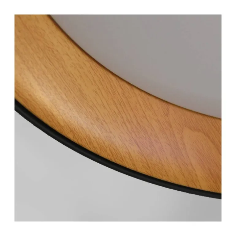 Plafón Lea Negro / Madera 60cm